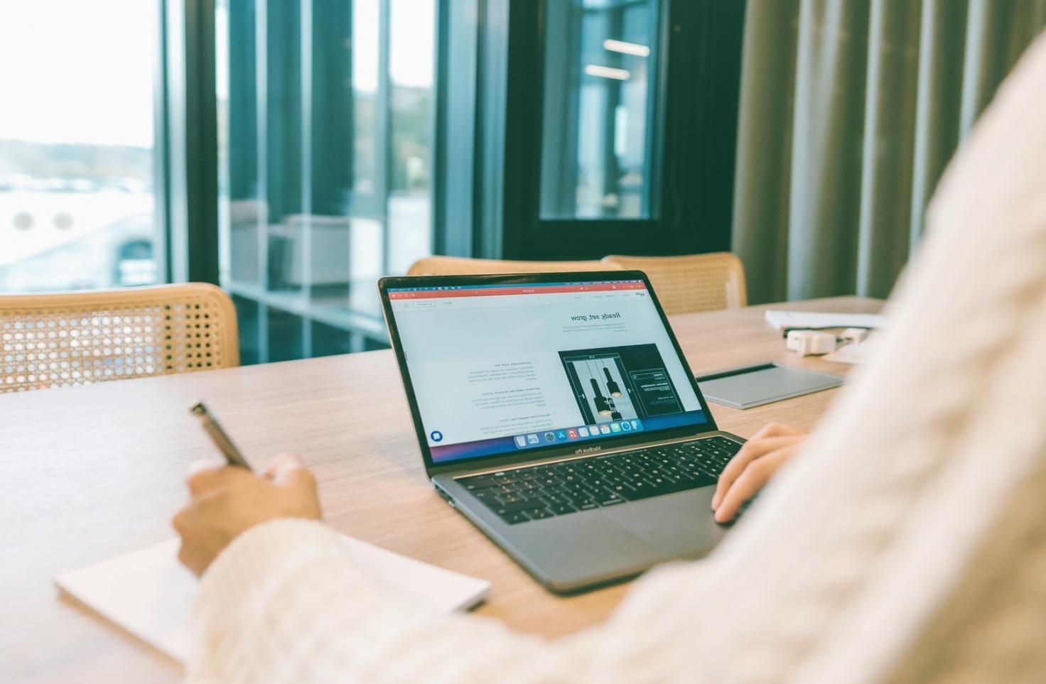 Students working through security audit exercises